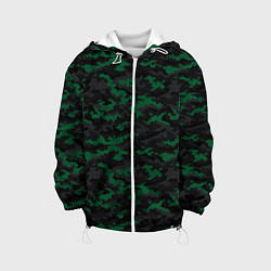 Куртка с капюшоном детская Точечный камуфляжный узор Spot camouflage pattern, цвет: 3D-белый