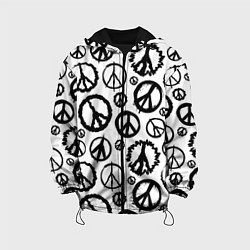Детская куртка Many peace logo
