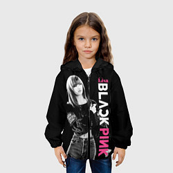 Куртка с капюшоном детская Blackpink Beautiful Lisa, цвет: 3D-черный — фото 2
