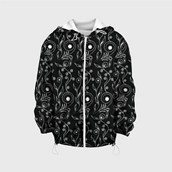Детская куртка Black style pattern