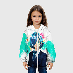 Куртка с капюшоном детская Touka Kirishima, цвет: 3D-белый — фото 2