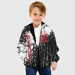 Куртка с капюшоном детская Лапа медведя, цвет: 3D-черный — фото 2