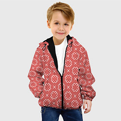 Куртка с капюшоном детская Обережные Узоры - Орепей, цвет: 3D-черный — фото 2