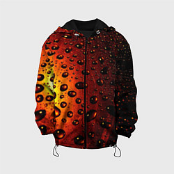 Куртка с капюшоном детская Aqua, цвет: 3D-черный