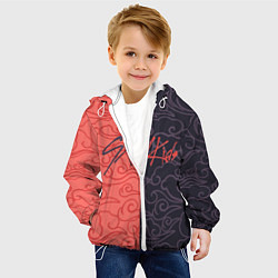 Куртка с капюшоном детская Strey Kids x Anime, цвет: 3D-белый — фото 2