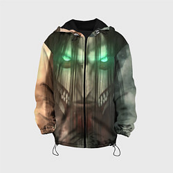 Куртка с капюшоном детская Атака Титанов Eren Yaeger, цвет: 3D-черный