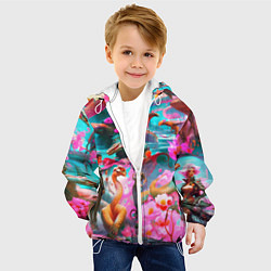 Куртка с капюшоном детская Фантазия сон, цвет: 3D-белый — фото 2