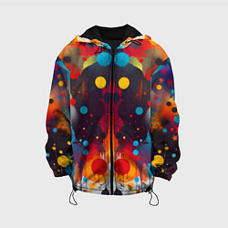 Детская куртка Mirrow colorful blots - abstraction - vogue