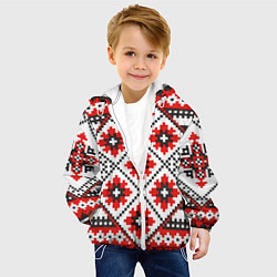 Куртка с капюшоном детская Удмурт мода, цвет: 3D-белый — фото 2
