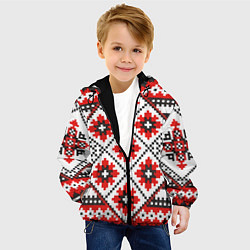 Куртка с капюшоном детская Удмурт мода, цвет: 3D-черный — фото 2
