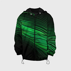 Детская куртка Green neon lines