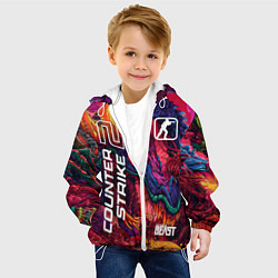 Куртка с капюшоном детская CS 2 hyper beast, цвет: 3D-белый — фото 2