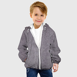 Куртка с капюшоном детская Джинсы, цвет: 3D-белый — фото 2