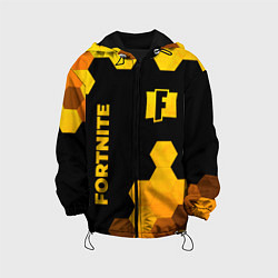 Детская куртка Fortnite - gold gradient вертикально