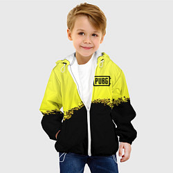 Куртка с капюшоном детская PUBG online, цвет: 3D-белый — фото 2