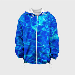 Куртка с капюшоном детская Чистая вода океаны, цвет: 3D-белый
