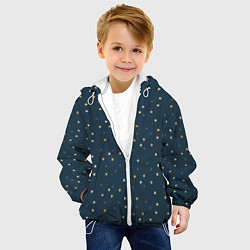 Куртка с капюшоном детская Ночное, цвет: 3D-белый — фото 2