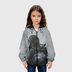 Куртка с капюшоном детская STALKER 2 одиночка постер, цвет: 3D-черный — фото 2