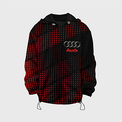 Куртка с капюшоном детская Audi sportdot, цвет: 3D-черный