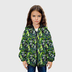 Куртка с капюшоном детская Three, цвет: 3D-черный — фото 2