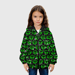 Куртка с капюшоном детская Super alien, цвет: 3D-черный — фото 2