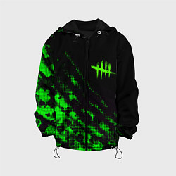 Куртка с капюшоном детская Dead by daylight green neon, цвет: 3D-черный
