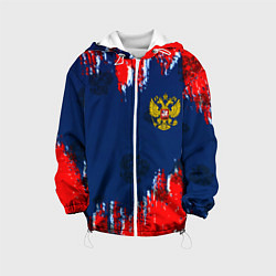 Детская куртка Россия спорт краски текстура