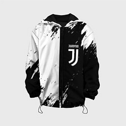 Детская куртка Juventus краски чёрнобелые