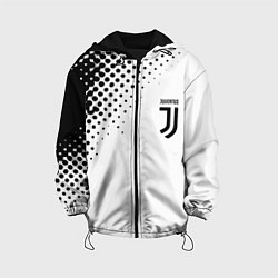 Куртка с капюшоном детская Juventus sport black geometry, цвет: 3D-черный