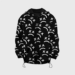 Куртка с капюшоном детская Marshmello pattern music dj, цвет: 3D-черный