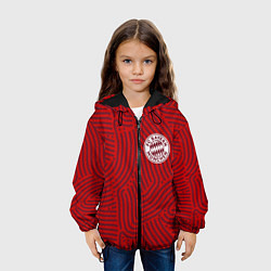 Куртка с капюшоном детская Bayern отпечатки, цвет: 3D-черный — фото 2