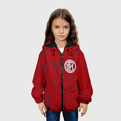 Куртка с капюшоном детская Inter отпечатки, цвет: 3D-черный — фото 2