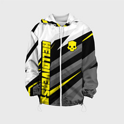 Куртка с капюшоном детская Helldivers 2: Uniform Yellow x White, цвет: 3D-белый