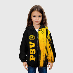 Куртка с капюшоном детская PSV - gold gradient по-вертикали, цвет: 3D-черный — фото 2