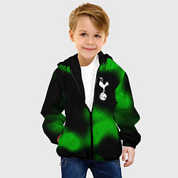 Куртка с капюшоном детская Tottenham sport halftone, цвет: 3D-черный — фото 2