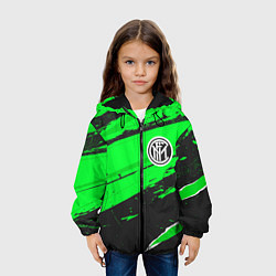 Куртка с капюшоном детская Inter sport green, цвет: 3D-черный — фото 2