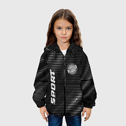 Куртка с капюшоном детская Chrysler sport metal, цвет: 3D-черный — фото 2