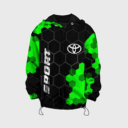 Детская куртка Toyota green sport hexagon