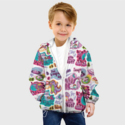 Куртка с капюшоном детская Have a magical day color, цвет: 3D-белый — фото 2