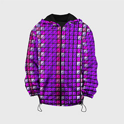 Детская куртка Фиолетовые плитки