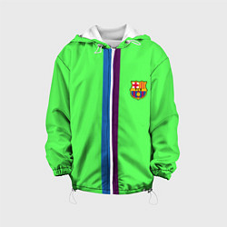 Куртка с капюшоном детская Barcelona fc sport line, цвет: 3D-белый