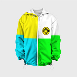 Куртка с капюшоном детская Borussia color cport, цвет: 3D-белый