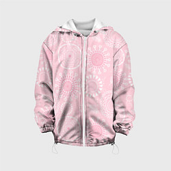 Детская куртка Розовый цветочный паттерн