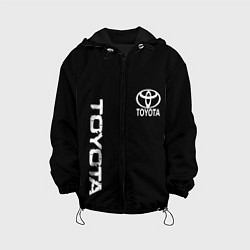 Детская куртка Toyota logo white steel