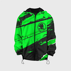 Детская куртка Skoda sport green