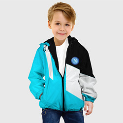 Куртка с капюшоном детская Napoli geometry fc, цвет: 3D-черный — фото 2