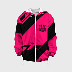 Куртка с капюшоном детская Dead by april geometry, цвет: 3D-белый