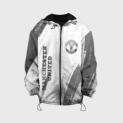 Детская куртка Manchester United - white gradient вертикально