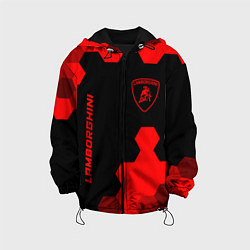 Детская куртка Lamborghini - red gradient вертикально