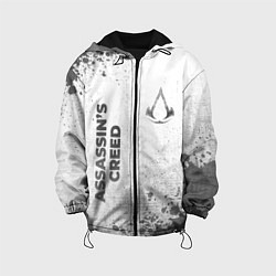 Куртка с капюшоном детская Assassins Creed - white gradient вертикально, цвет: 3D-черный